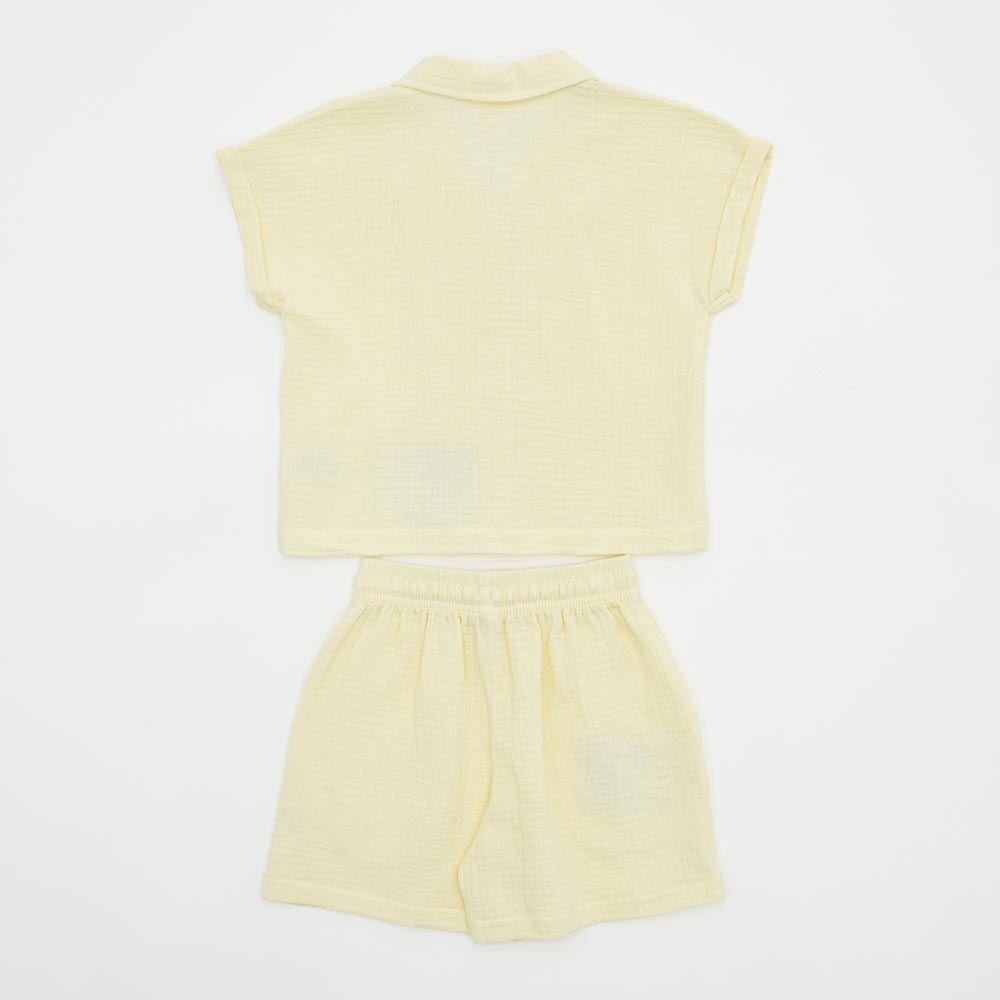 07864095-40 Летний костюм рубашка + шорты для девочки, все фото 2