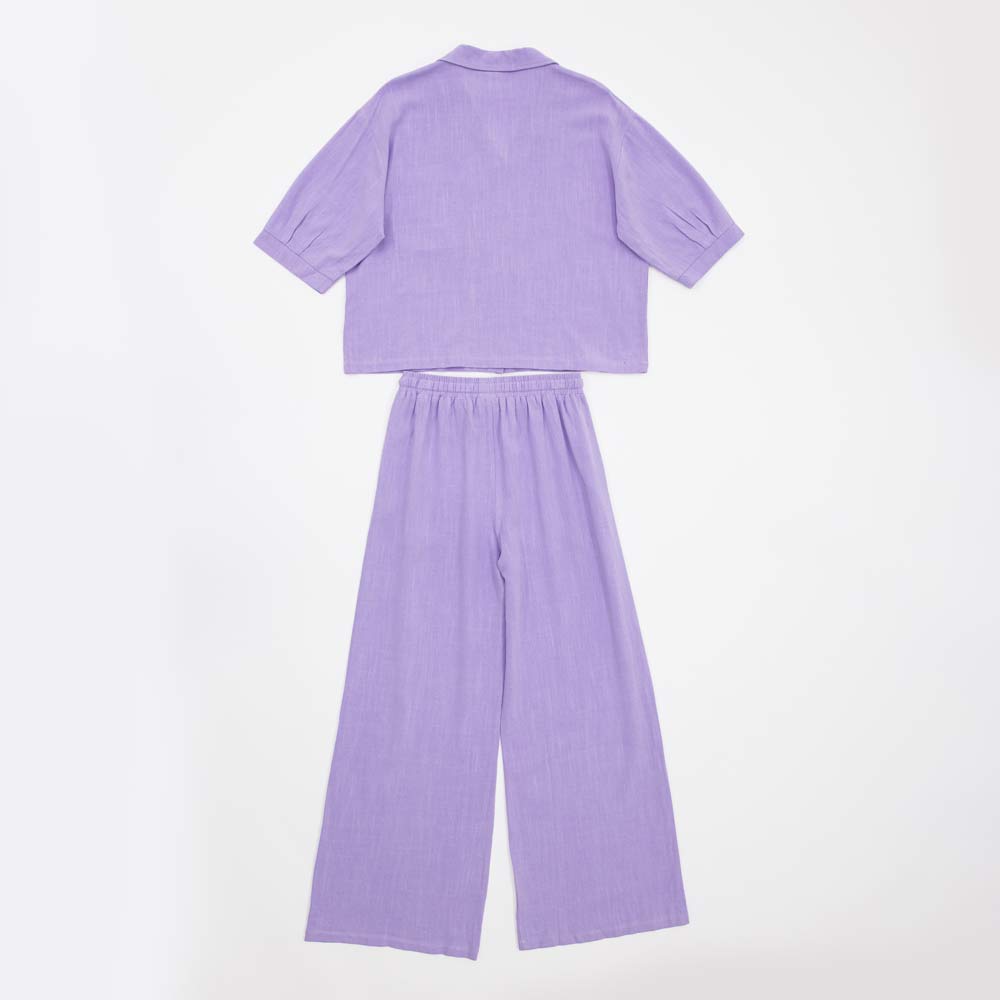 07864096-60 Летний костюм рубашка + брюки для девочки, все фото 2