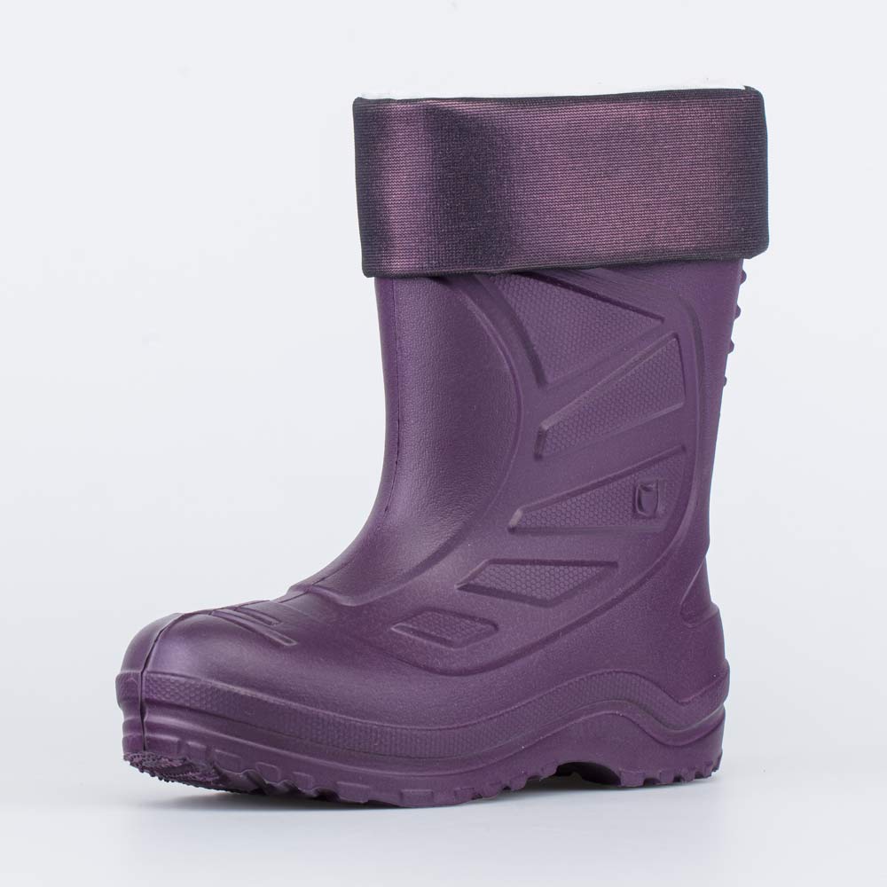 565126-19 Сапоги из ЭВА утепленные фиолетовый металлик, все фото 1