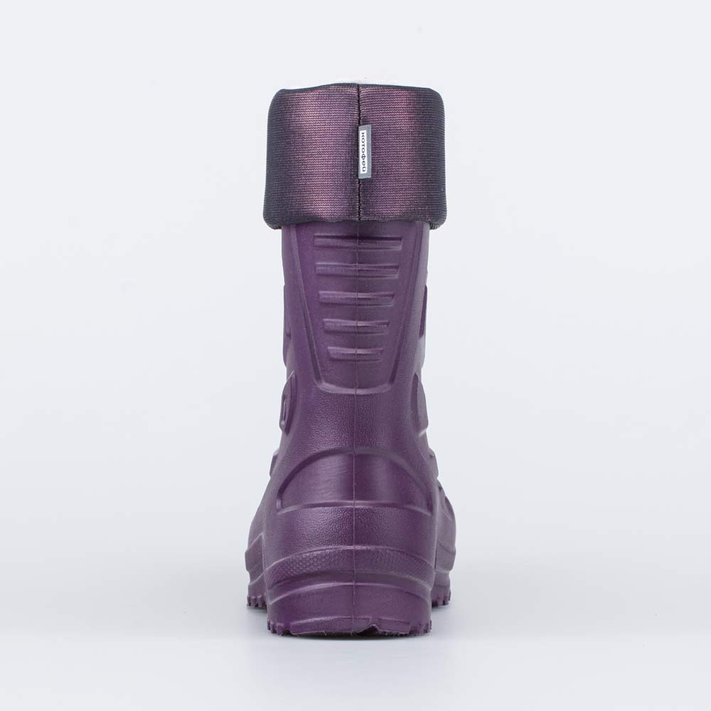 565126-19 Сапоги из ЭВА утепленные фиолетовый металлик, все фото 5