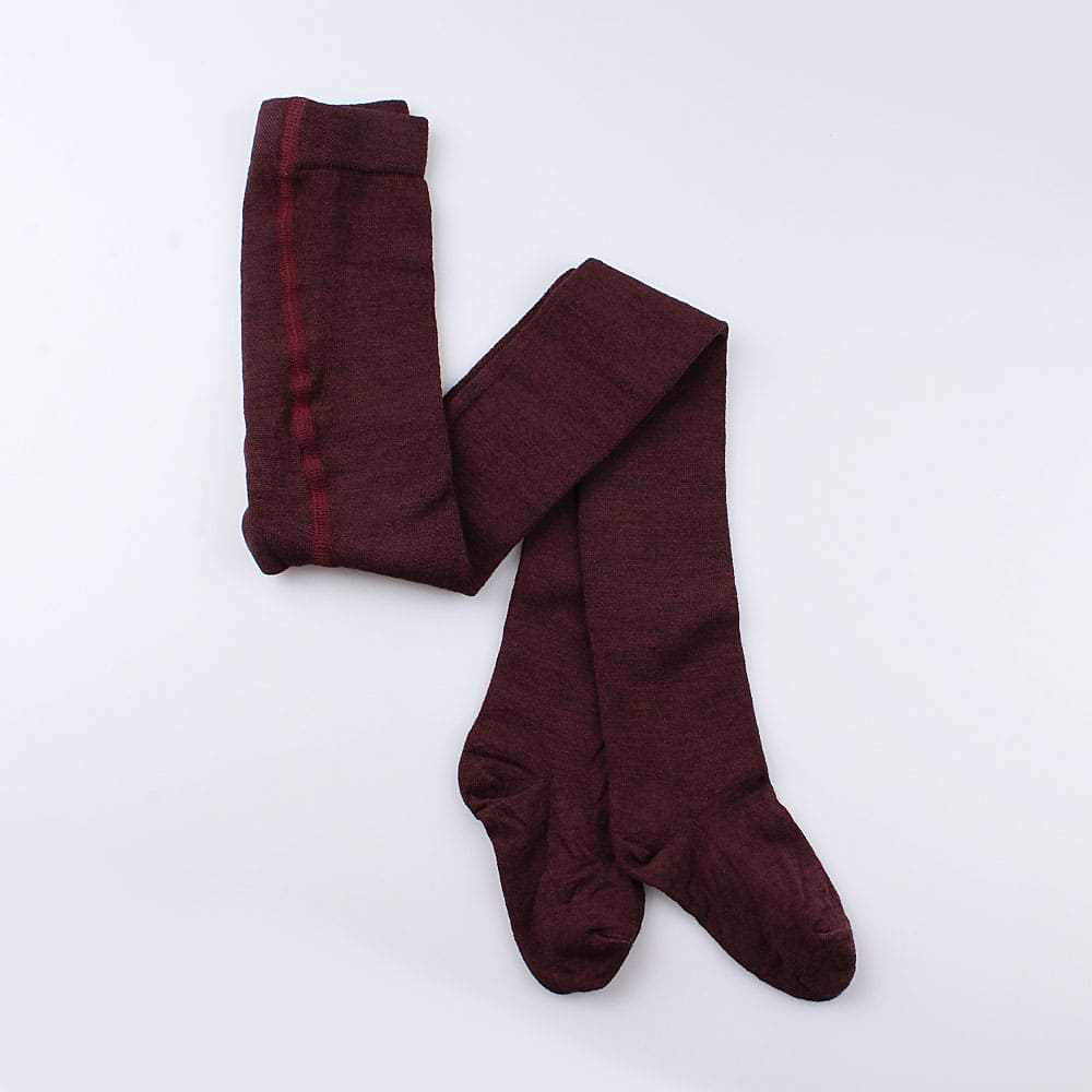 07031148-30 Колготки шерстяные бордовые, все фото 1