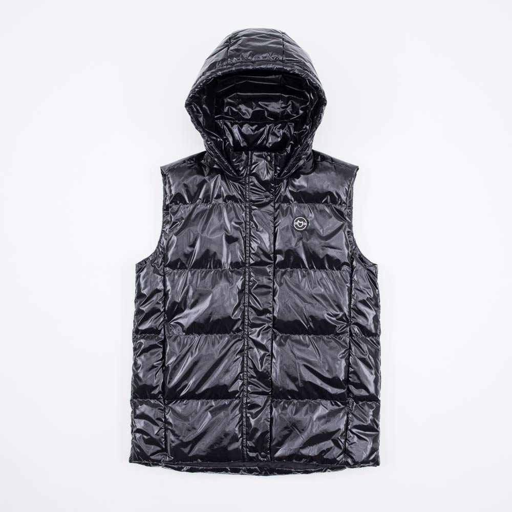 07785002-40 Жилет с капюшоном черный, все фото 1