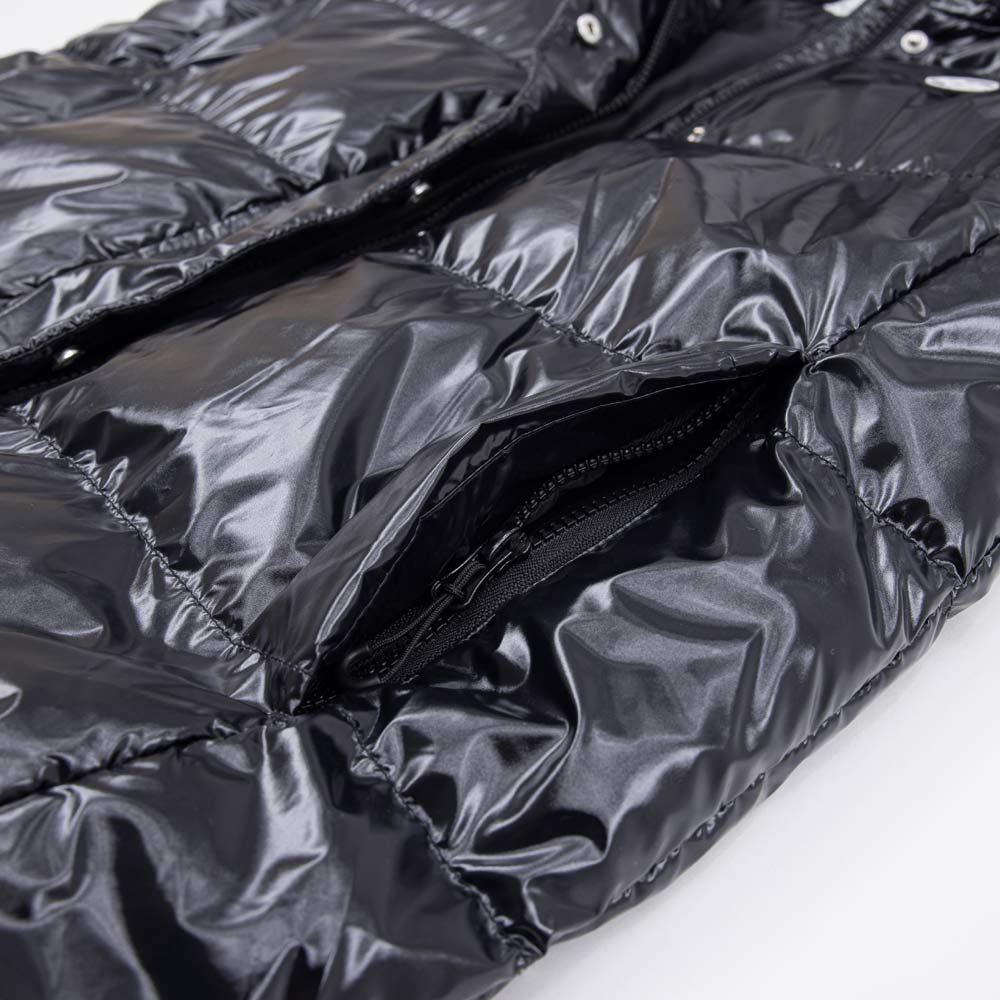 07785002-40 Жилет с капюшоном черный, все фото 5