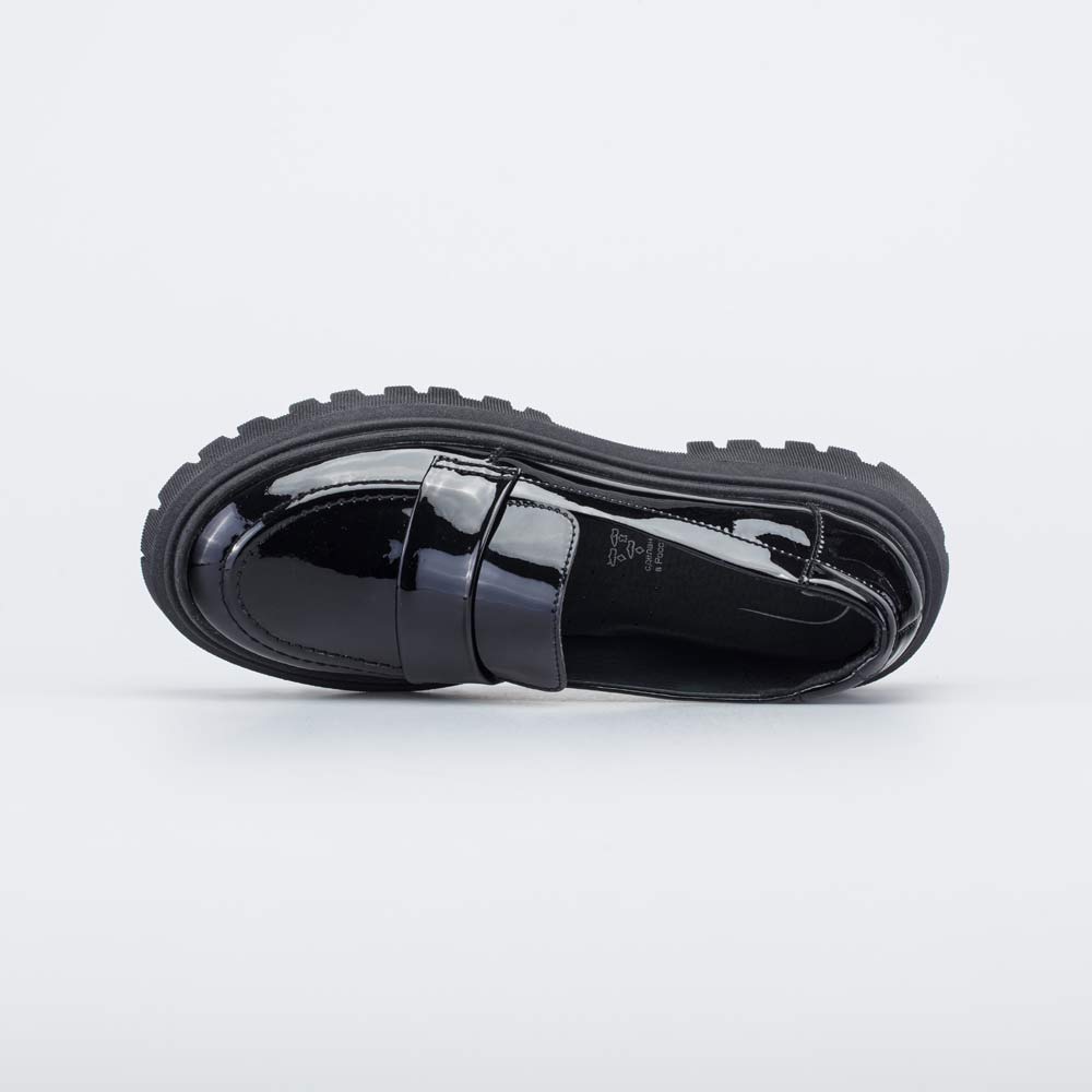 733018-21 Черные лоферы для девочки-подростка, все фото 4