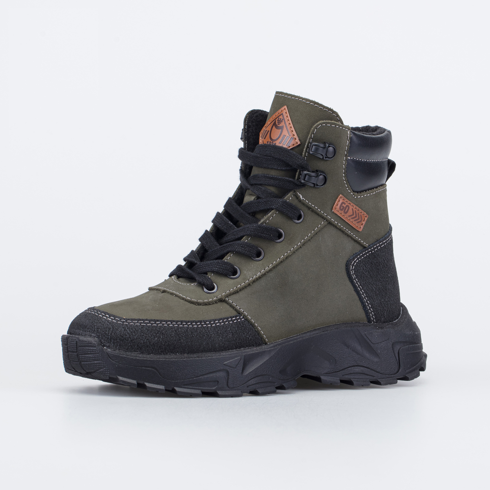 752244-42 Кожаные зимние ботинки, все фото 1