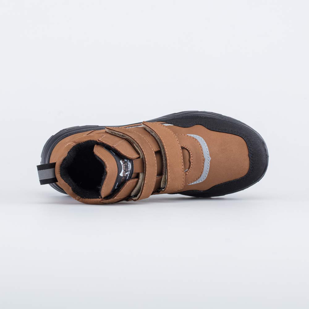 552265-33 Демисезонные ботинки на липучках Стиль коричневый, все фото 4