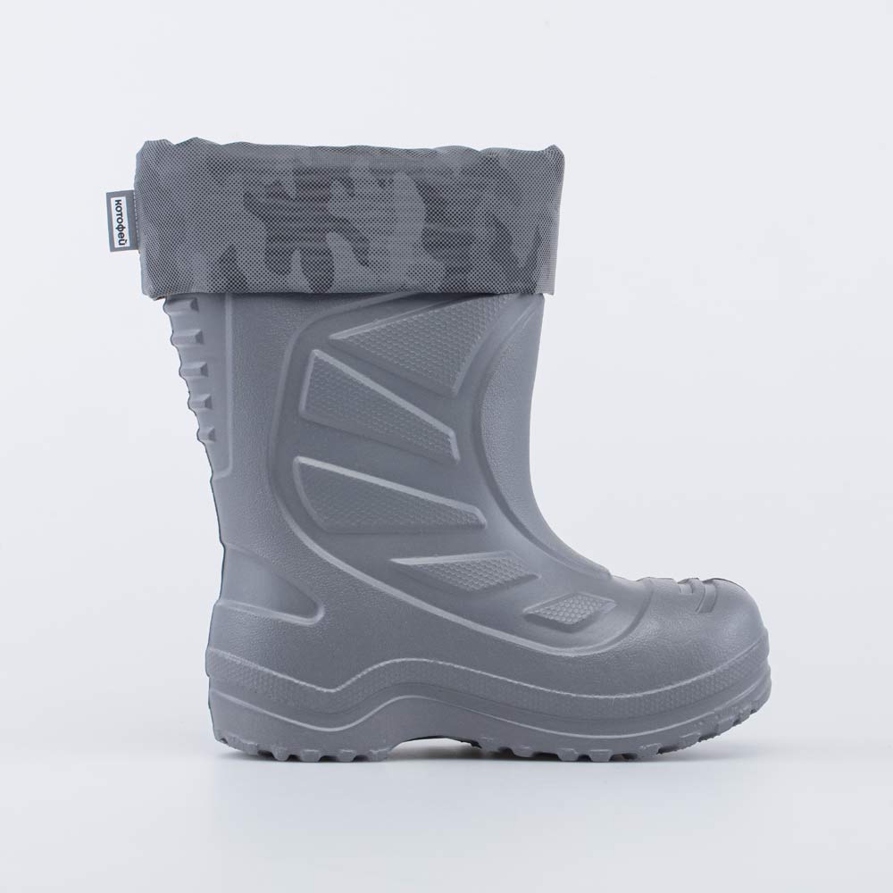 365150-14 Сапожки из ЭВА утепленные серые, все фото 2