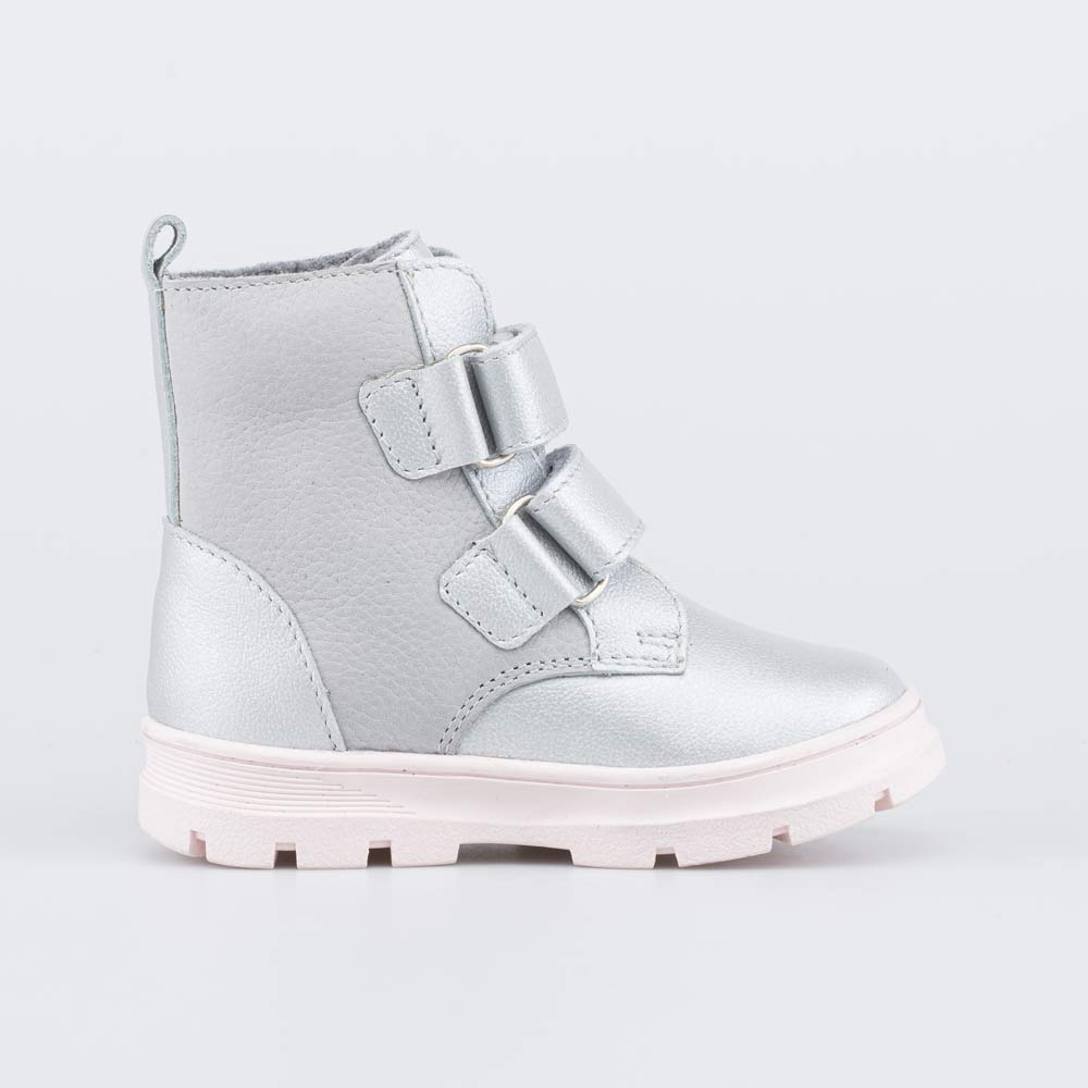 352370-31 Утепленные ботинки на липучках DGU серый, все фото 2