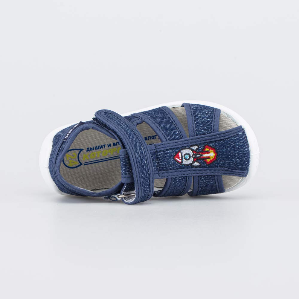 221132-12 Текстильные сандалии для мальчика Ракета , все фото 4