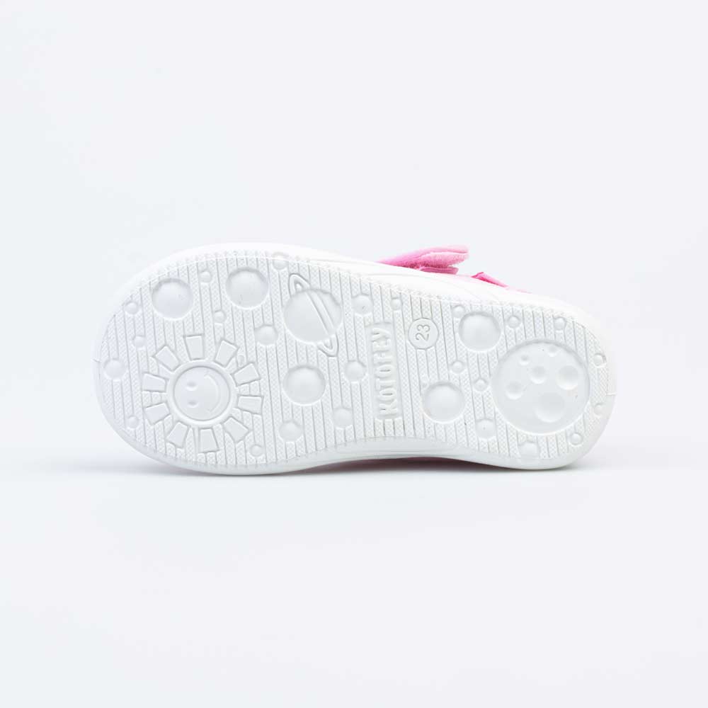 221116-12 Текстильные сандалии для девочки Розовый дым, все фото 3