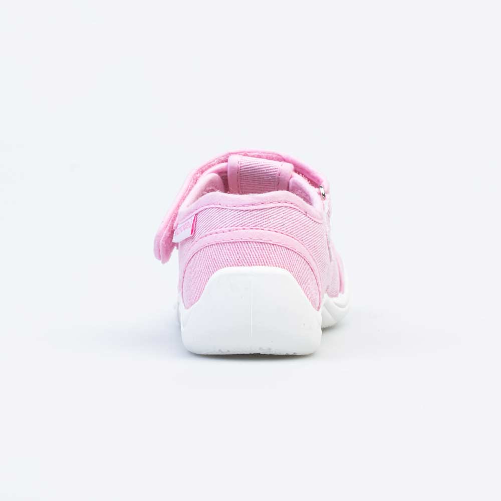 221116-12 Текстильные сандалии для девочки Розовый дым, все фото 5