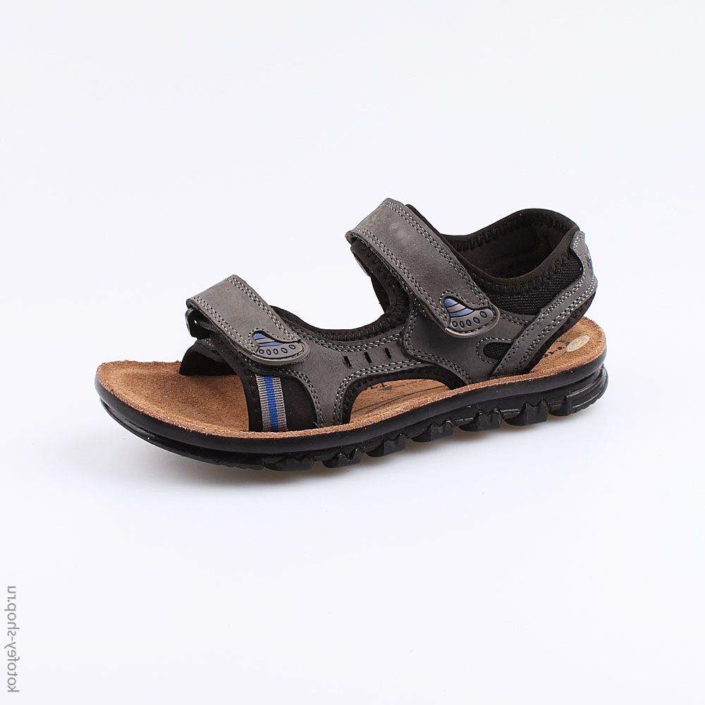 722015-71 Сандалии из натурального нубука для мальчика, все фото 1