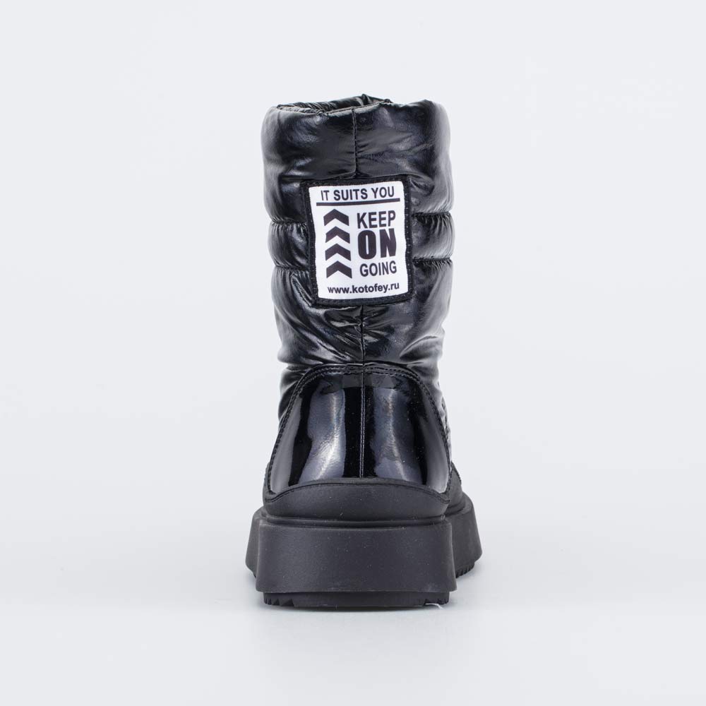 661001-42 Сапоги-дутики черный, все фото 5