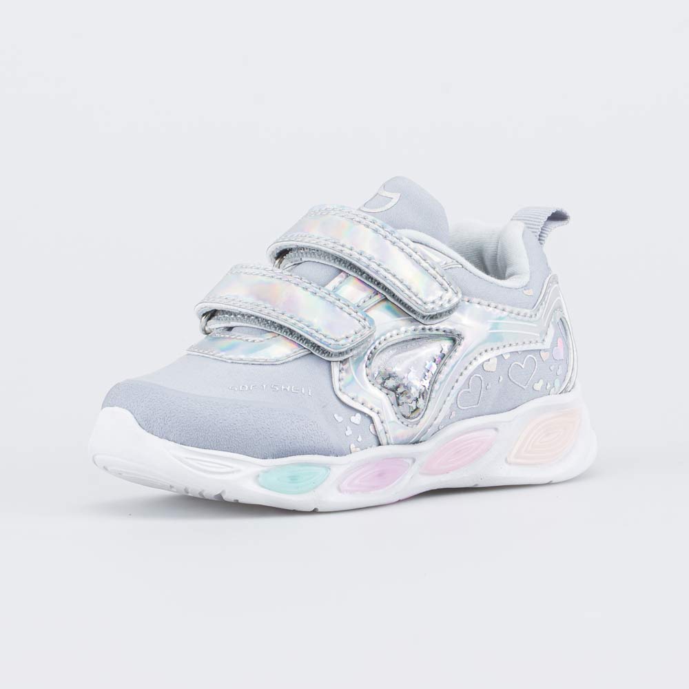 344380-75 Серые кроссовки с LED и Softshell, все фото 1