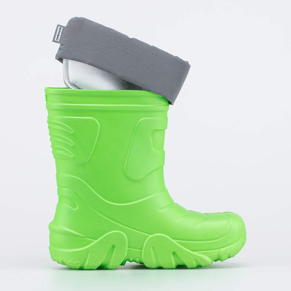 565141-11 Сапоги из ЭВА утепленные салатовый , все фото 2