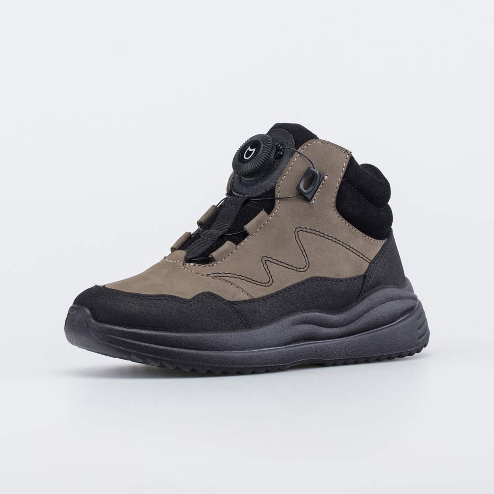 652226-33 Кожаные ботинки с системой быстрой шнуровки , все фото 1