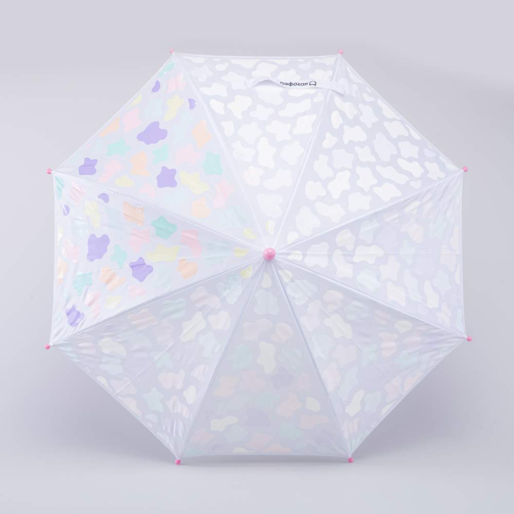 03807111-00 Зонт для девочки белый Акварель, все фото 2