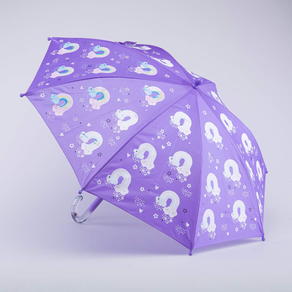 03807114-00 Зонт-трость Радуга сиреневый, все фото 1