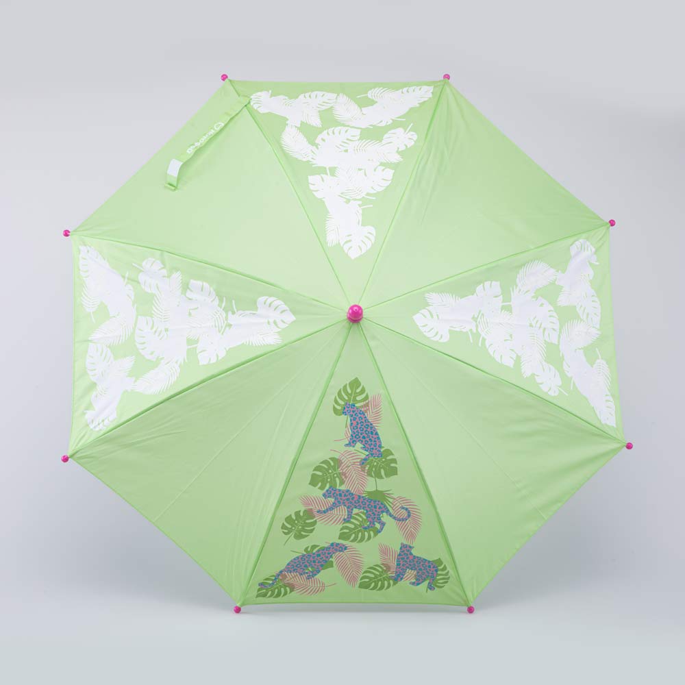 03807118-00 Зонт-трость Тропики салатовый, все фото 2