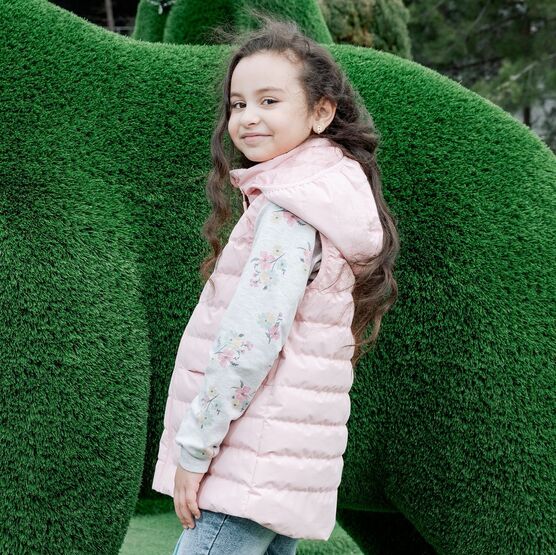 07057008-42 Теплая жилетка Розовый, все фото 5