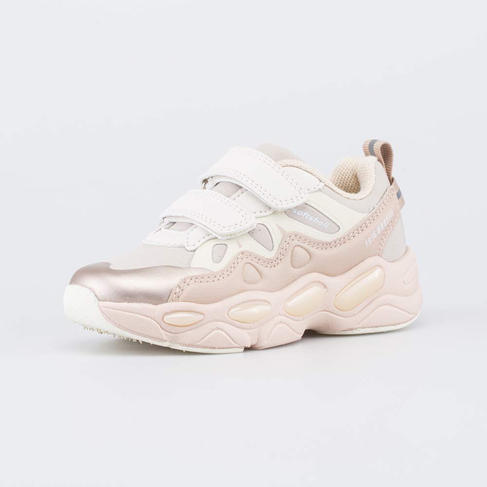 344567-12 Розовые кроссовки с LED и Softshell, все фото 1