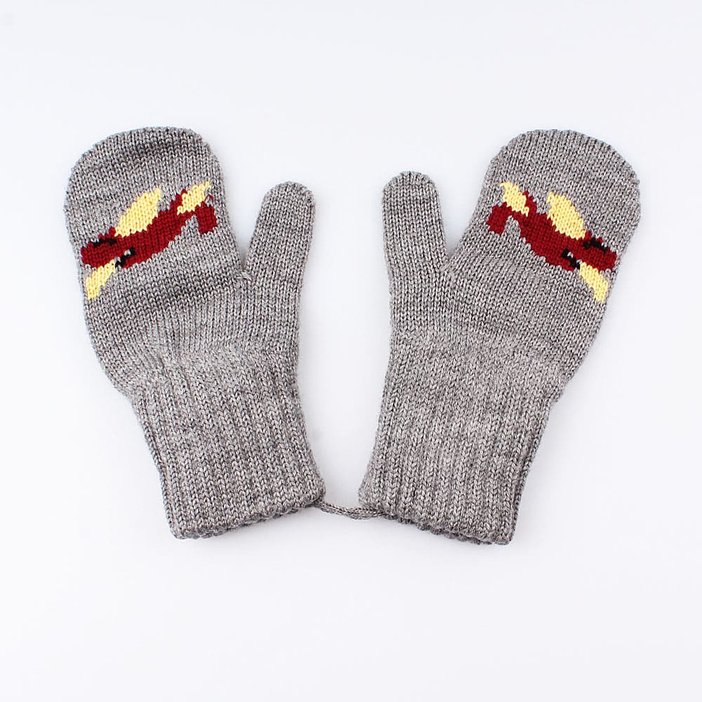 07721150-40 Варежки детские однослойные серые, все фото 1