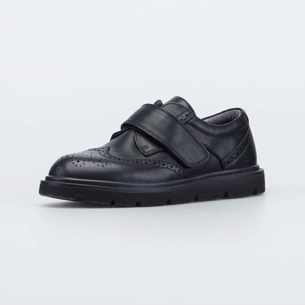 732393-22 Кожаные туфли-броги для мальчика-подростка, все фото 1