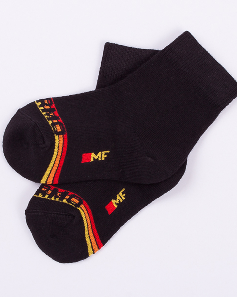 07042270-01 Детские гладкие термоноски MF черный, все фото 1