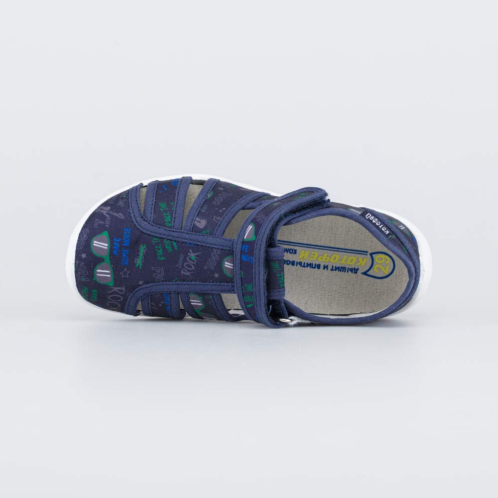 421101-11 Текстильные сандалии Солнечные очки , все фото 4