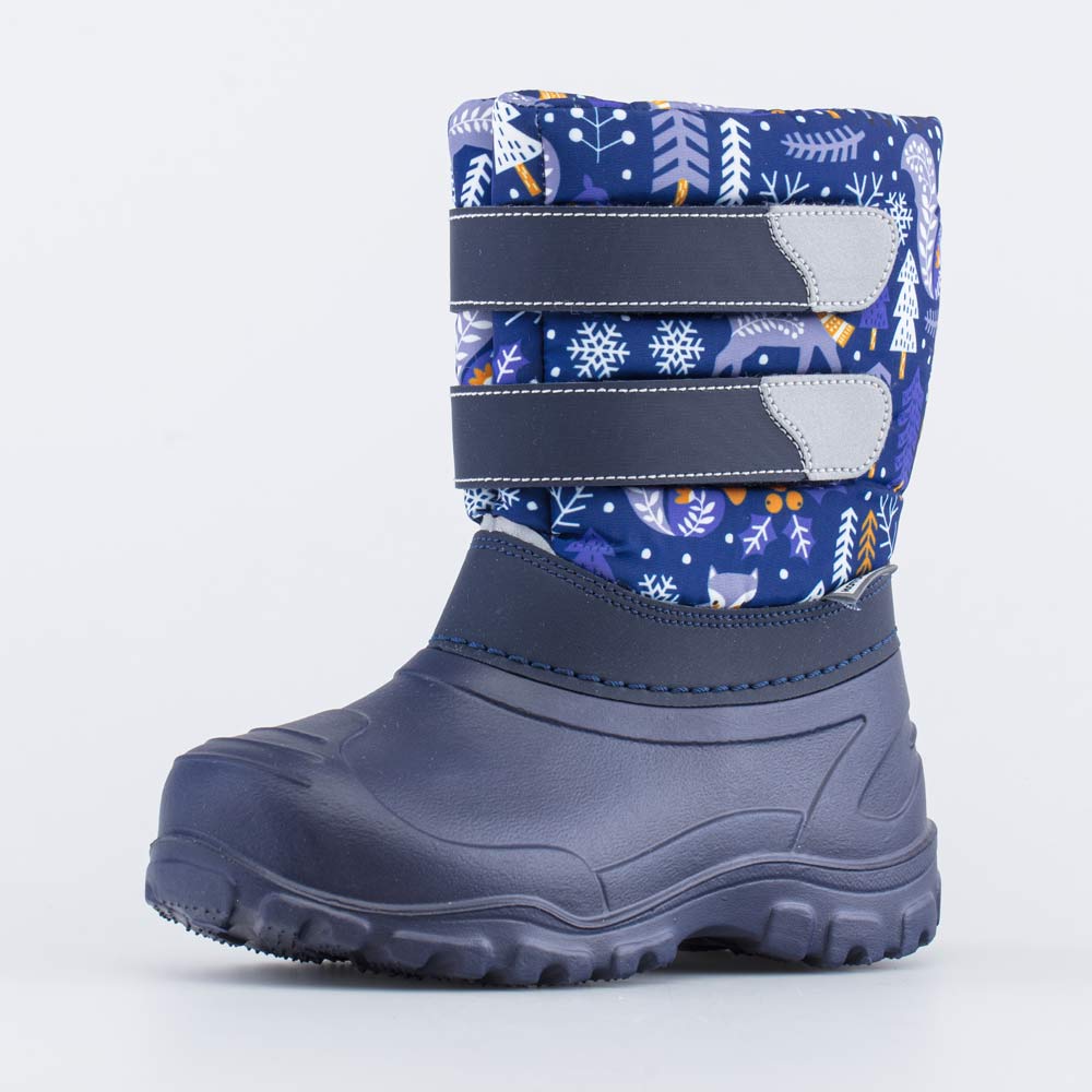 464081-41 Сноубутсы на липучках Зимний лес, все фото 1