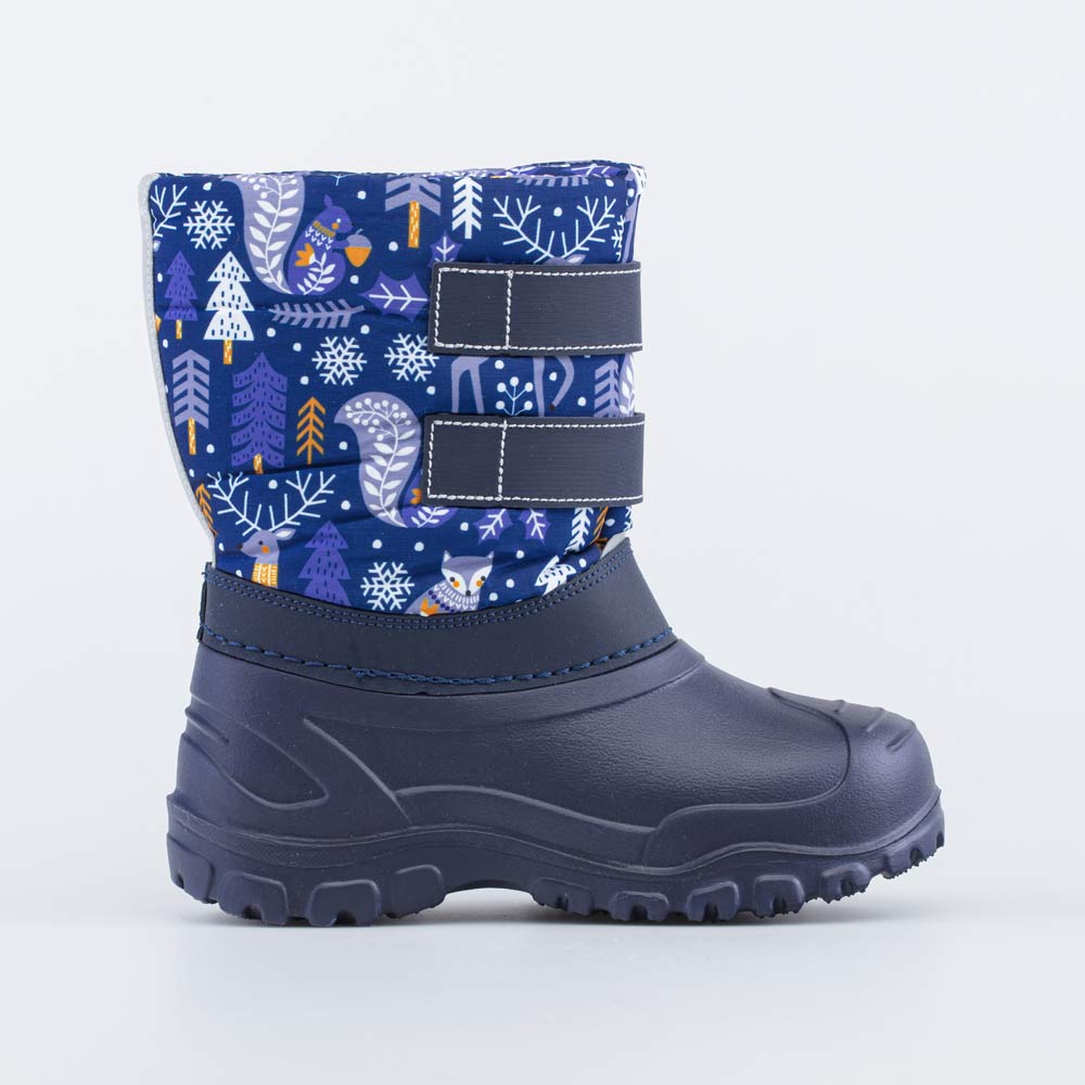 464081-41 Сноубутсы на липучках Зимний лес, все фото 2