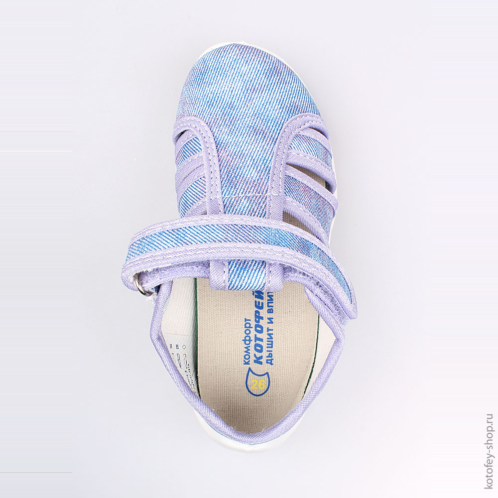 421014-11 Босоножки текстильные, все фото 4