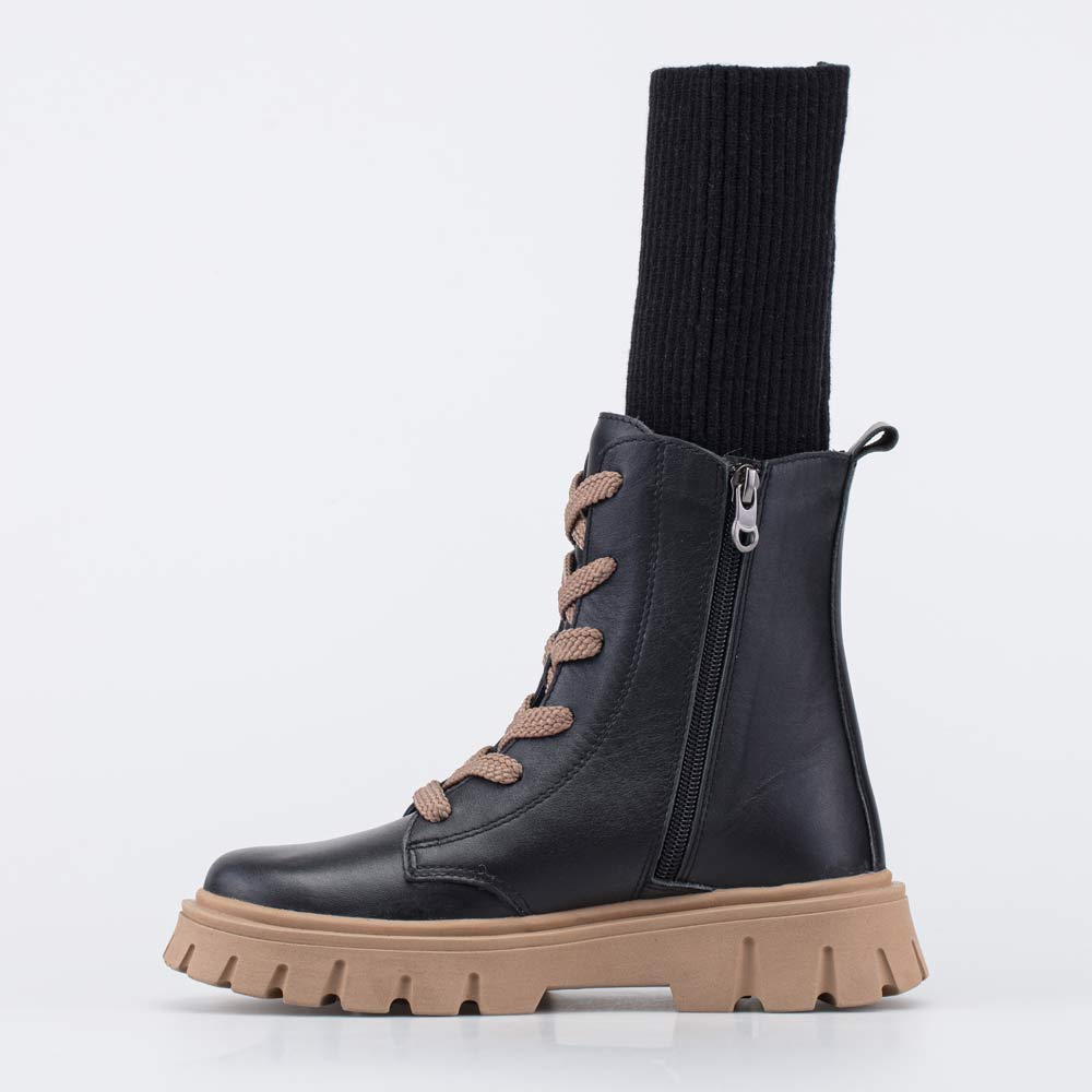 652228-32 Демисезонные сапоги со съемным вязаным чулком, все фото 2