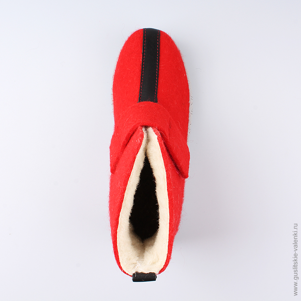 857002-46 Полуботинки на липучке красный, все фото 4