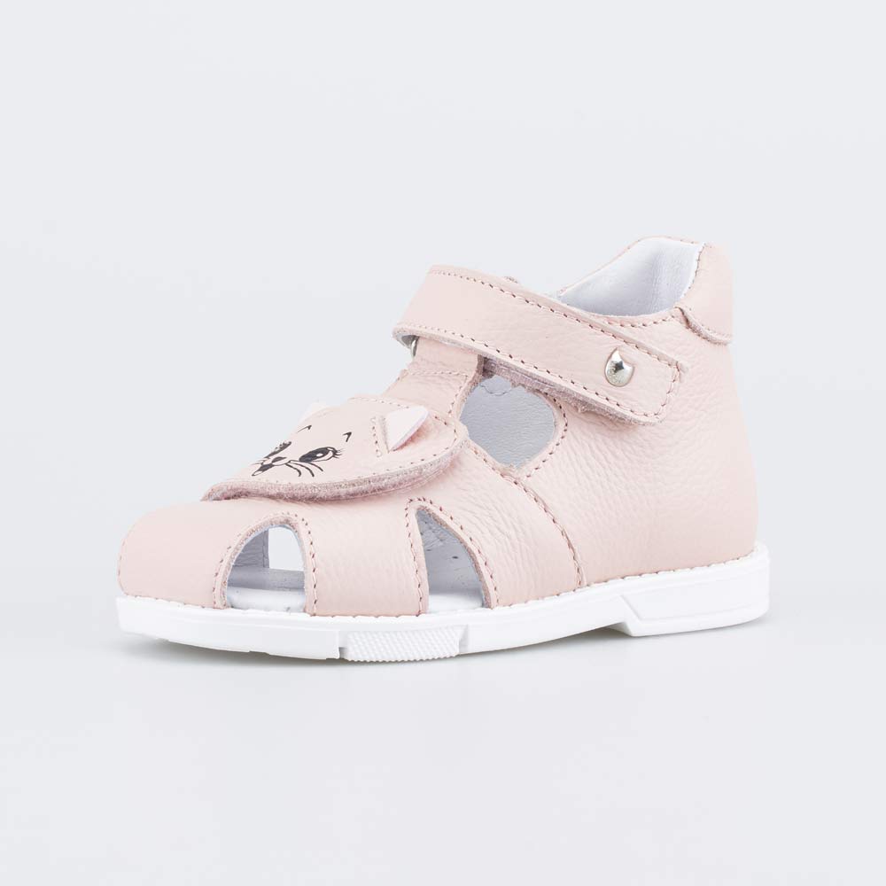 122228-22 Кожаные сандалии для девочки Котенок , все фото 1