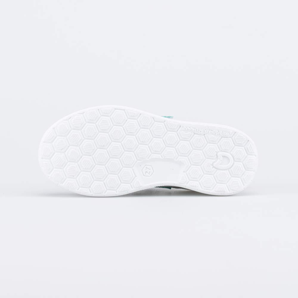 332152-26 Кожаные кеды-полуботинки на липучках, все фото 3