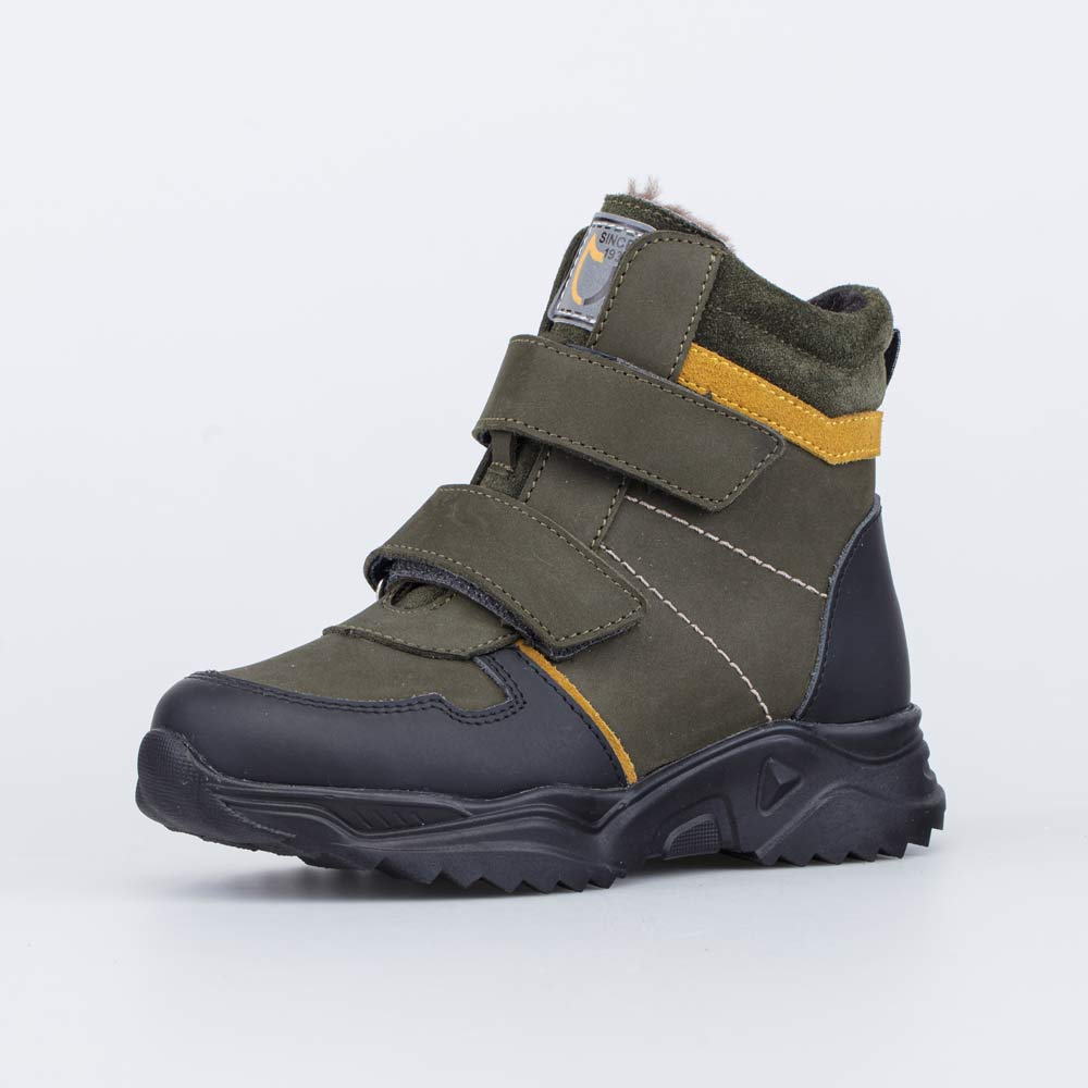 752181-55 Зимние ботинки на липучках для мальчика-подростка, все фото 1