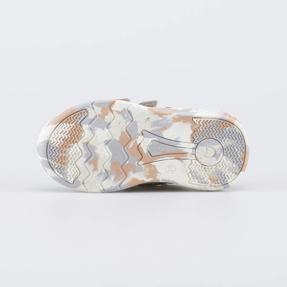 144299-73 Кожаные кроссовки на липучках , все фото 3