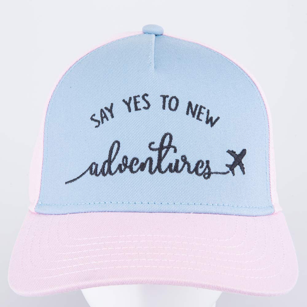 07809027-40 Кепка-бейсболка Приключения розовый-голубой, все фото 3