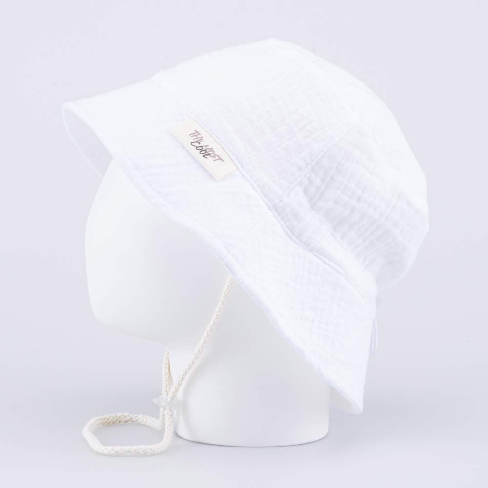 07811960-40 Панама из муслина белая, все фото 2