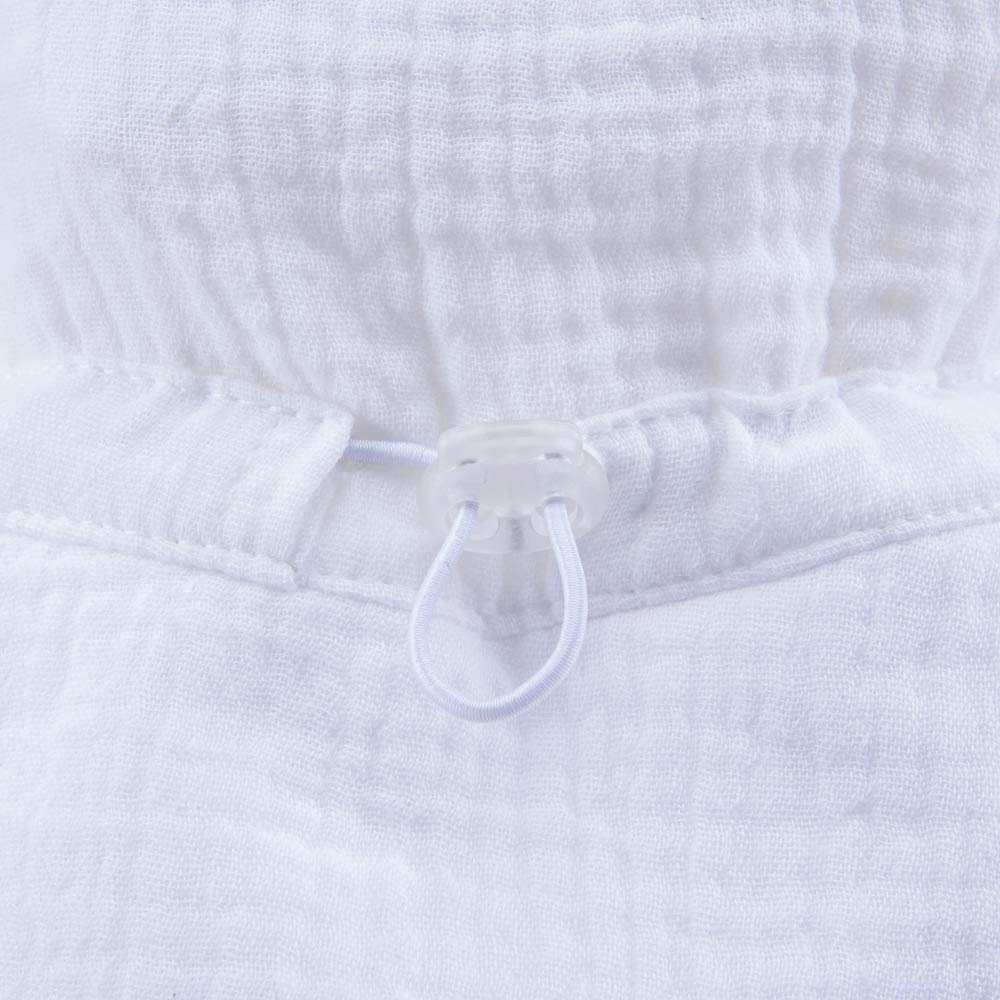 07811960-40 Панама из муслина белая, все фото 4