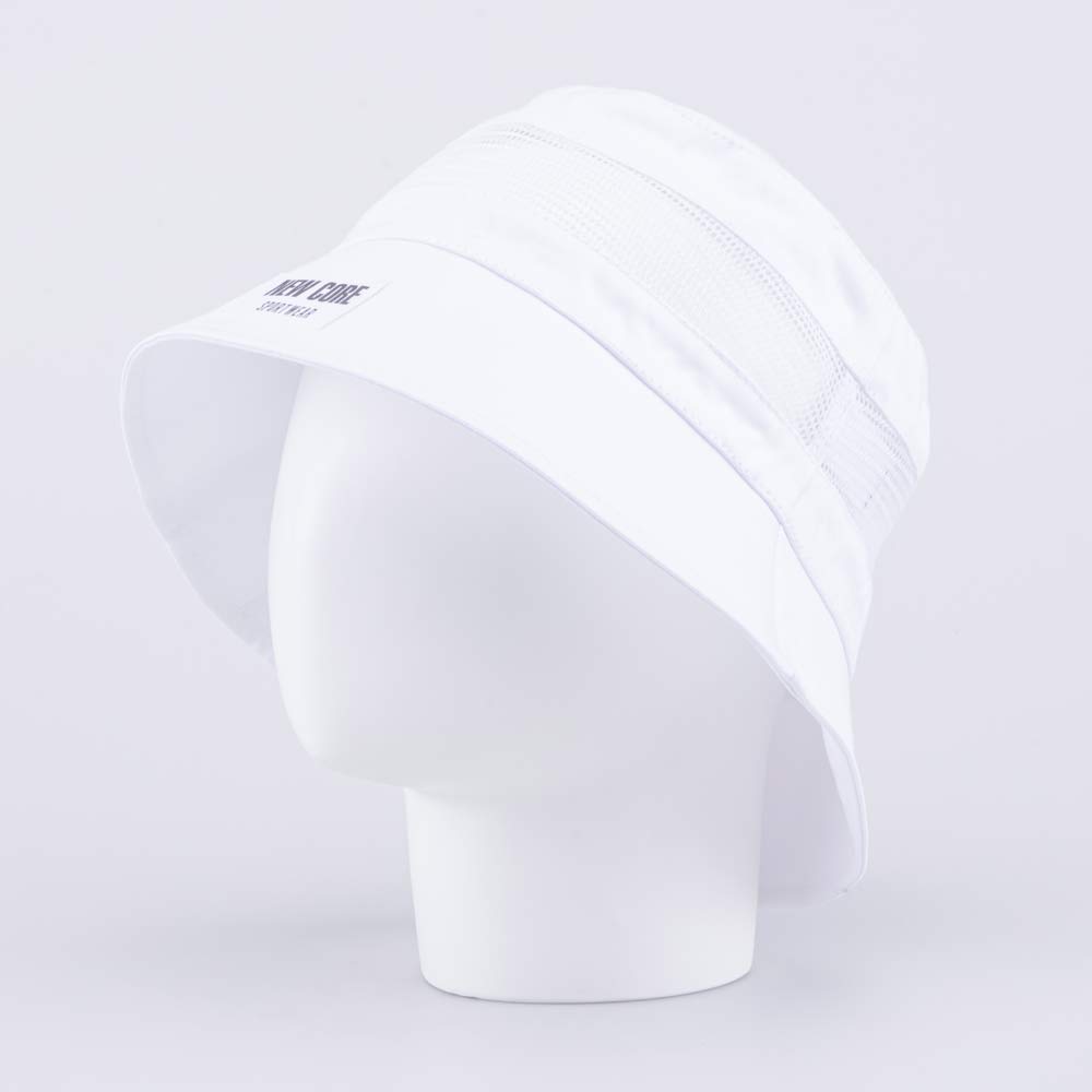 07811973-40 Панама хлопковая с сеткой для девочки белый, все фото 1