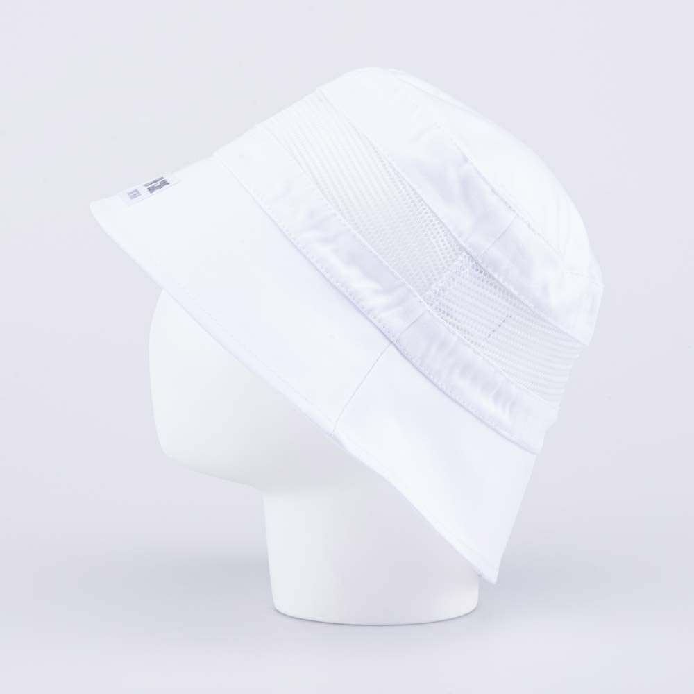 07811973-40 Панама хлопковая с сеткой для девочки белый, все фото 2