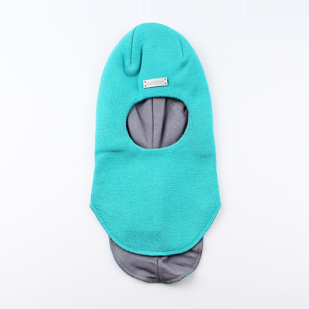 41807K-19 Шапка-шлем с мембранной защитой, бирюзовый, все фото 2