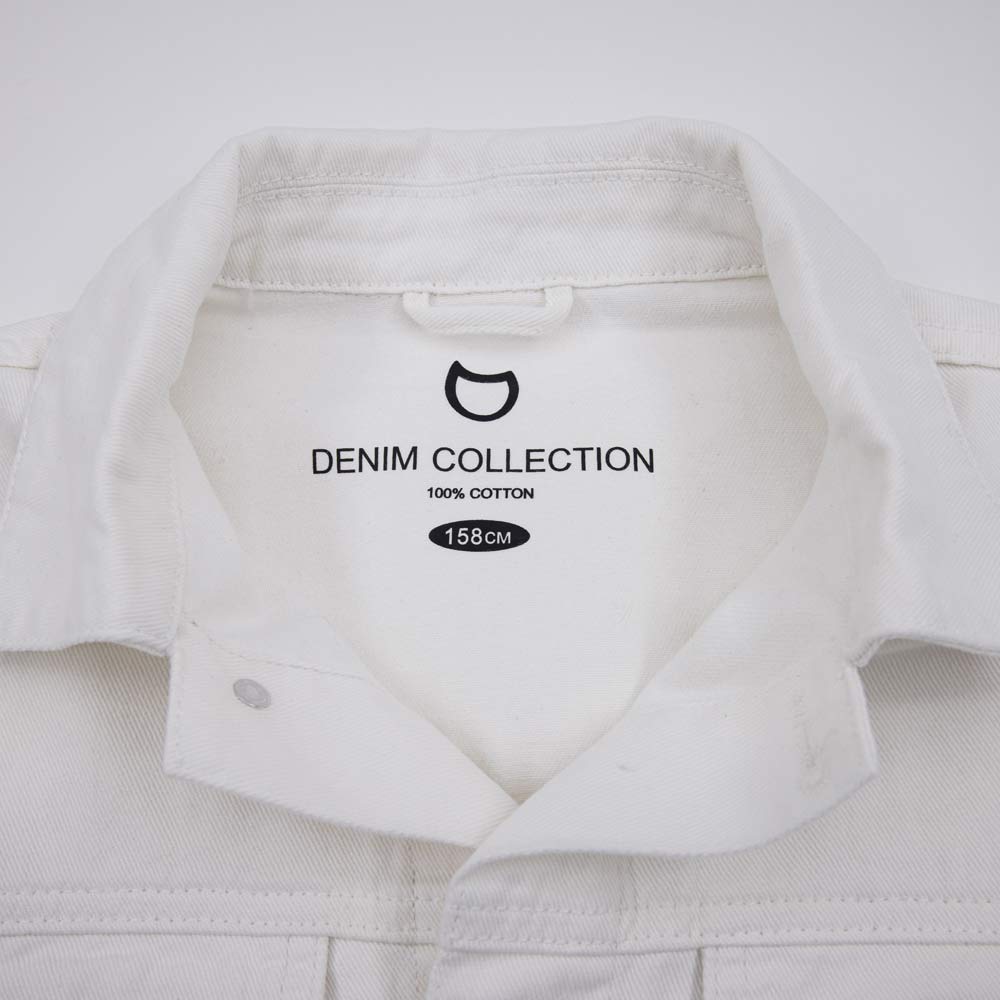 07805001-40 Джинсовая куртка для девочки бежевый, все фото 3