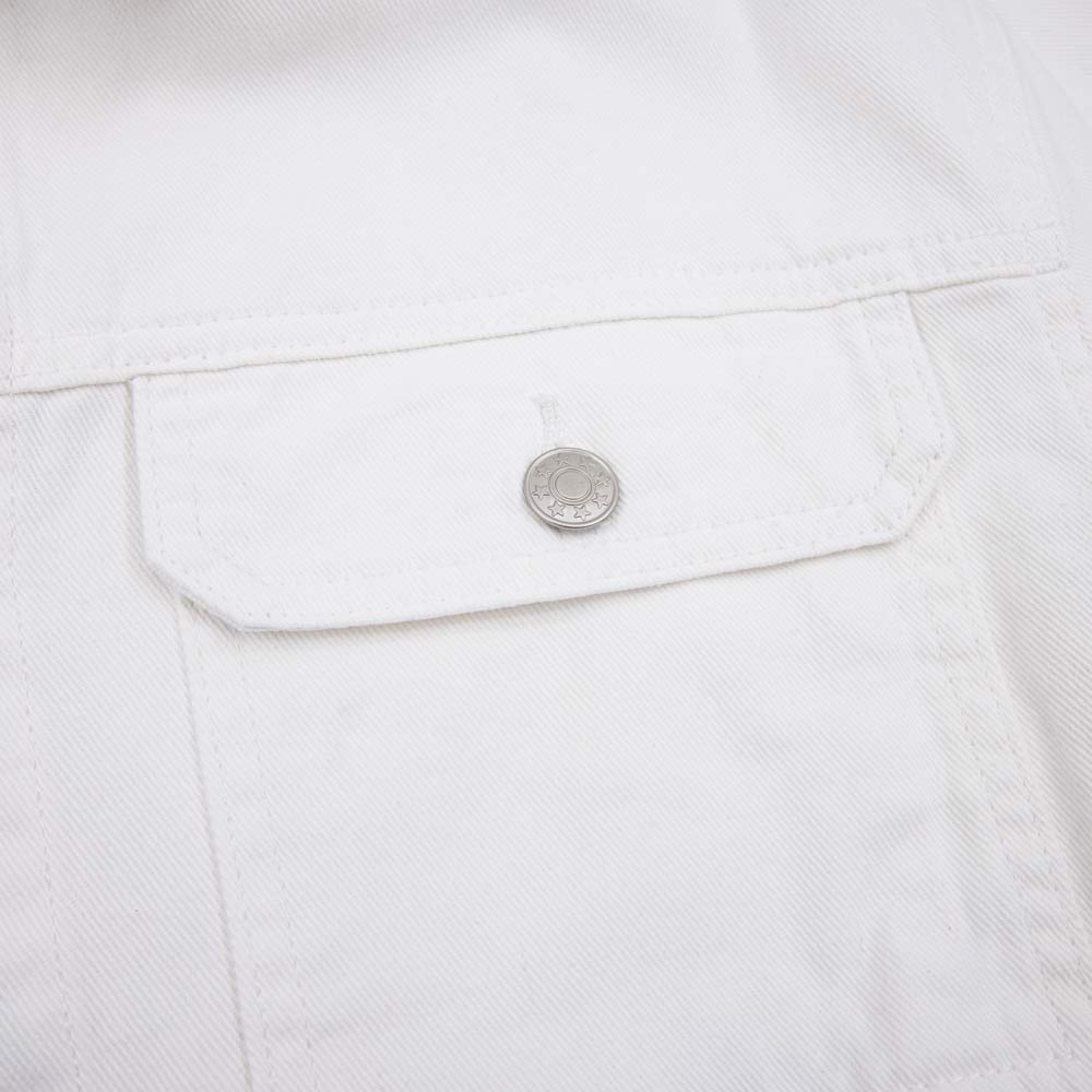 07805001-40 Джинсовая куртка для девочки бежевый, все фото 5