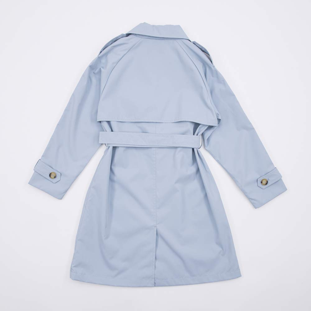 07806001-40 Плащ для девочки голубой, все фото 2