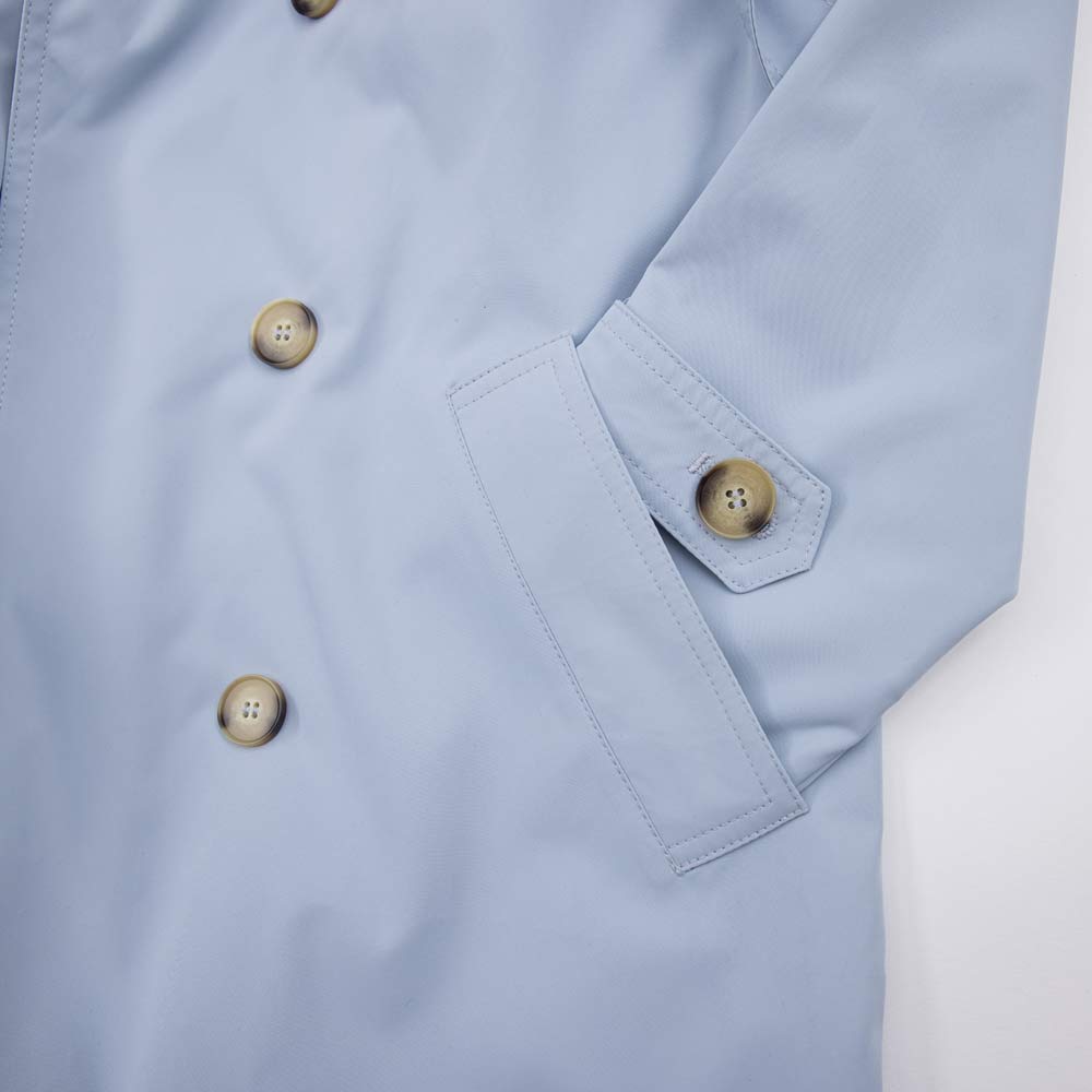 07806001-40 Плащ для девочки голубой, все фото 5