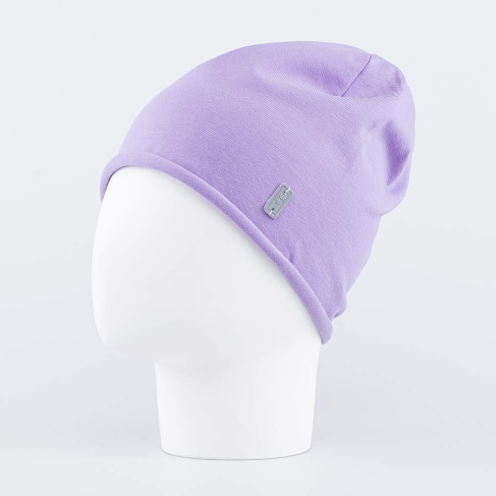07811694-41 Шапка однослойная для девочки сиреневый, все фото 1