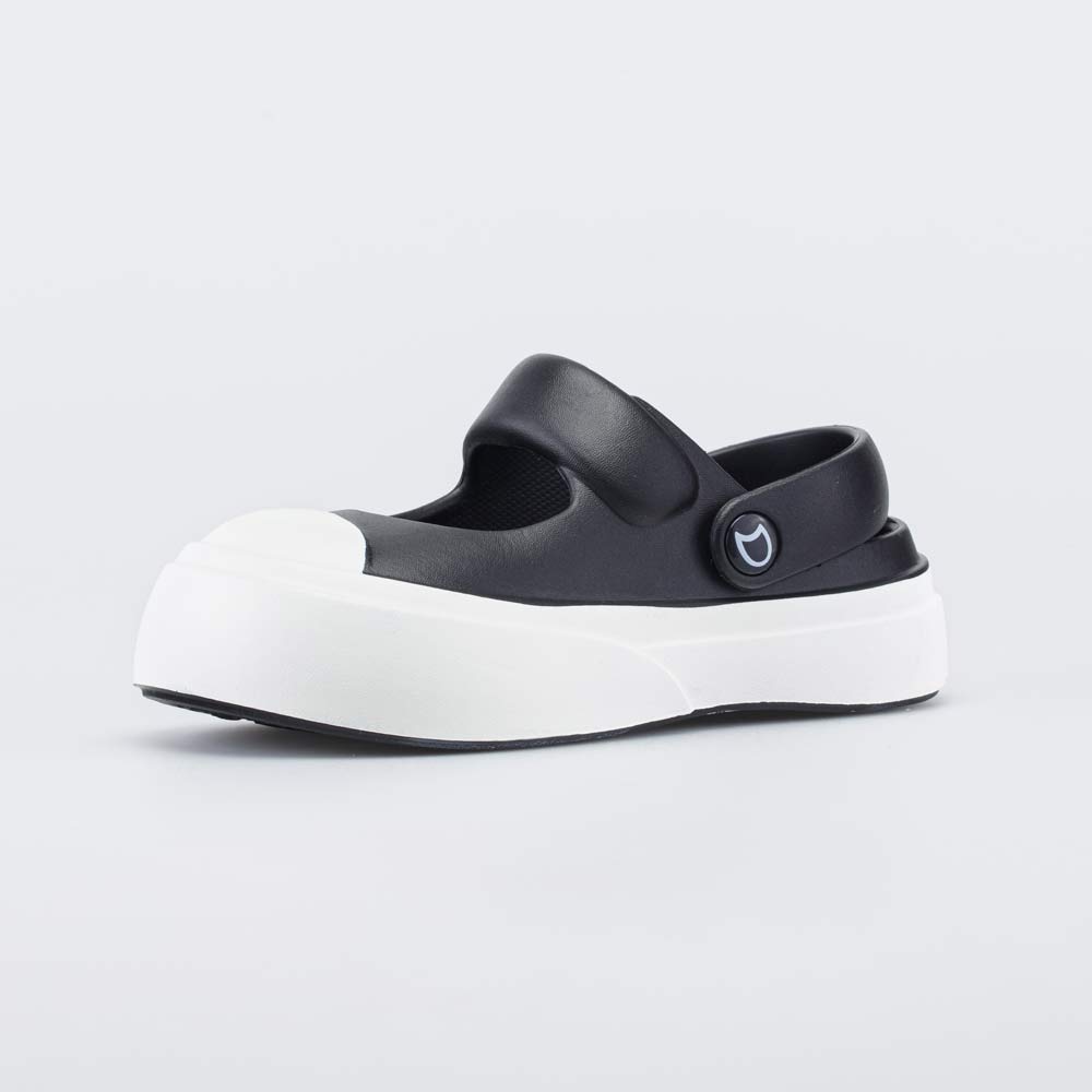 525157-01 Сабо черные с белой подошвой , все фото 1